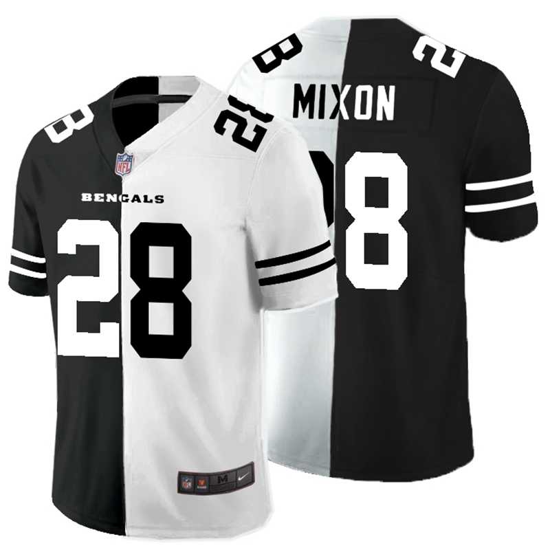Nike Bengals 28 Joe Mixon Black And White Split Vapor Untouchable Limited Jersey Dyin,We sell and wholesale Nike Bengals 28 Joe Mixon Black And White Split Vapor Untouchable Limited Jersey Dyin on line form chian!